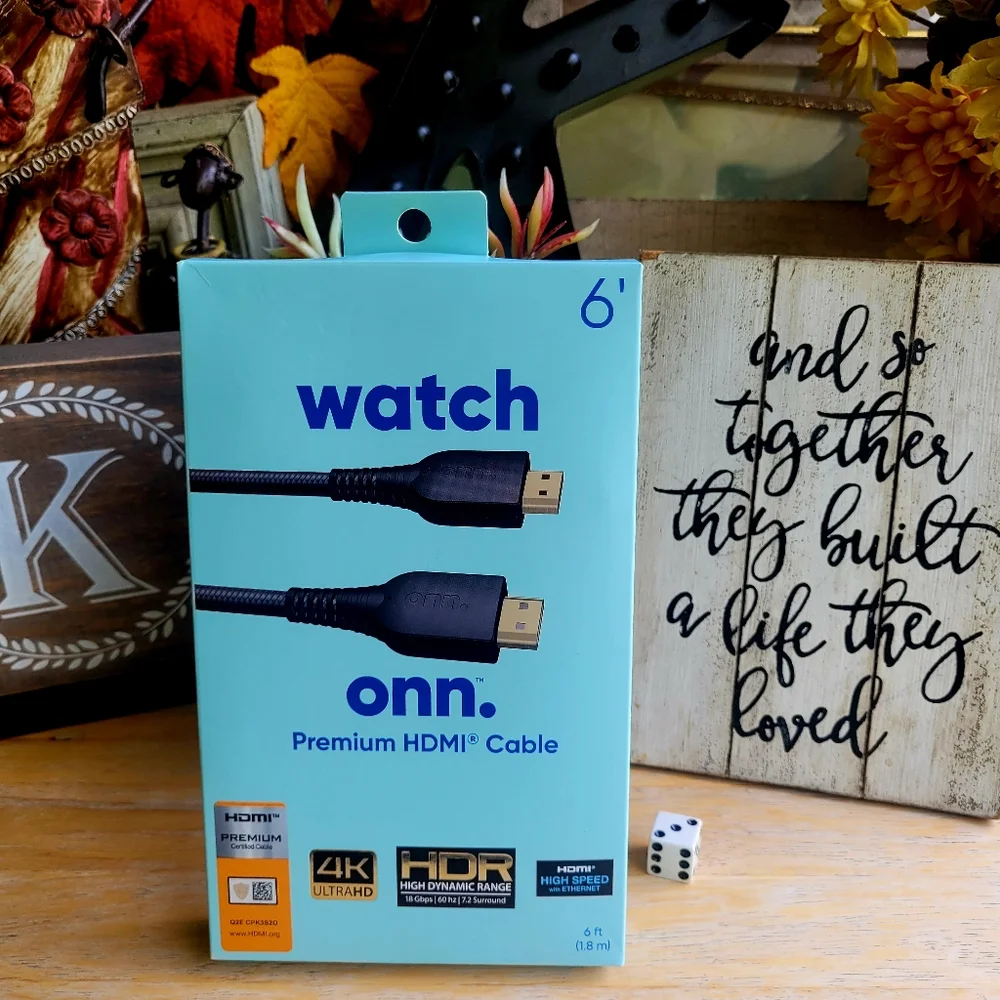 onn. 6' HDMI Cables